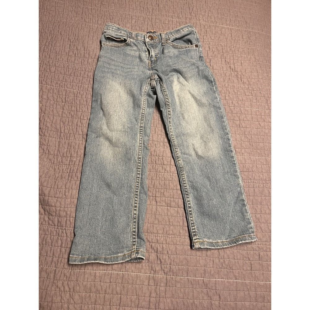 ARIZONA Boys Original Straight Leg Jeans W/Adjustable Waist  Sz 7 NWT FREE SHIP